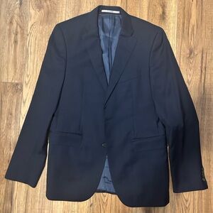 Navy Blue Slim Fit Baumler Suit (Harry Rosen)